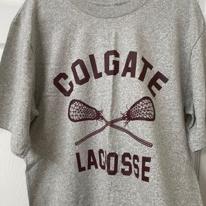Brand new Large Colgate Lacrosse tee shirt in school color!